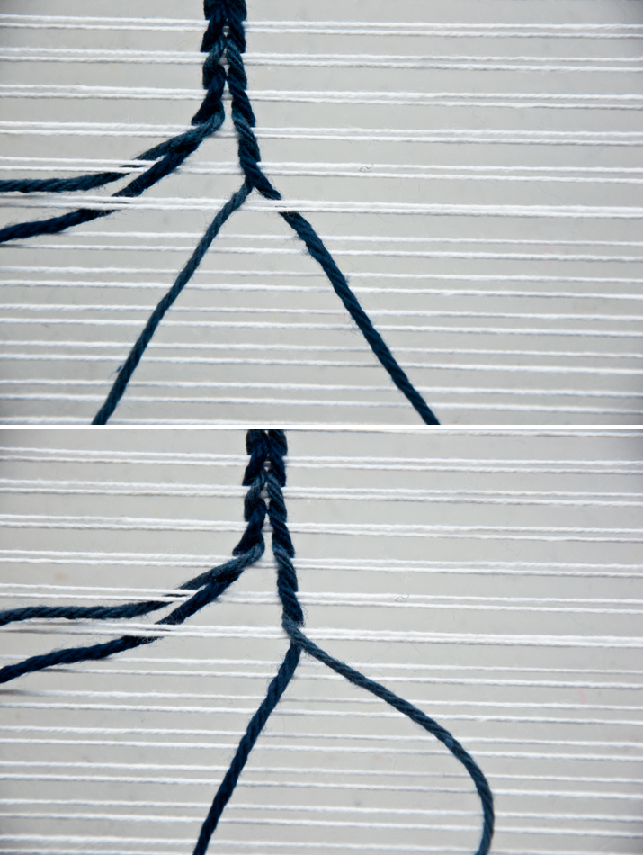 Weaving Techniques Twining Weave The Weaving Loom